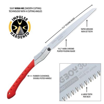 Image showing  14.2 in. Bigboy Folding Saw, Large Teeth