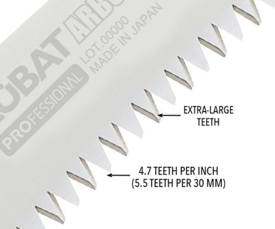 Image showing  13 in. Zubat Arborist Edition Pruning Saw, Extra Large Teeth