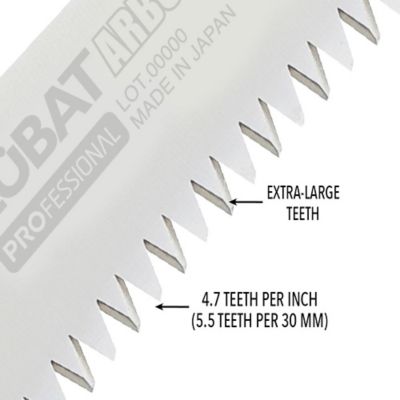 Image showing  13 in. Blade Only for Zubat Arborist Edition Pruning Saw, Extra Large Teeth
