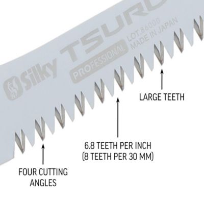 Image showing  7.8 in. Blade Only for Tsurugi Professional Straight Saw, Large Teeth