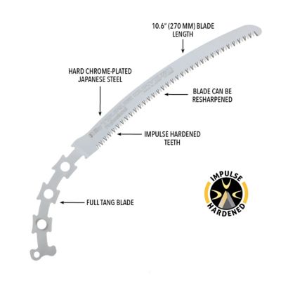 Image showing  10.6 in. Blade Only for Tsurugi Curve Professional Saw, Large Teeth