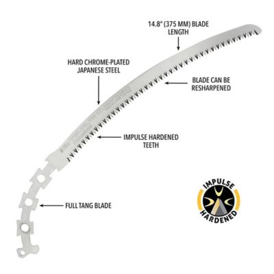 Image showing  14.8 in. Blade Only for Tsurugi Curve Professional Saw, Large Teeth
