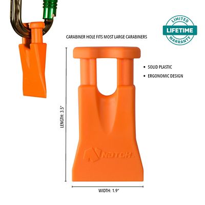 Image showing  3.5 in. Climbers Best Friend Felling Wedge, Orange