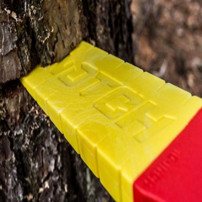 Image showing 5 th Notch 10 in. Felling Wedge, Red/Yellow