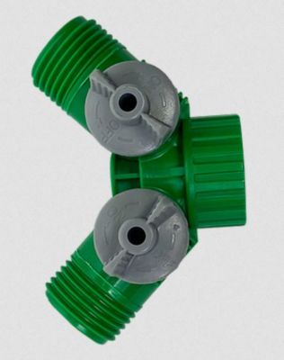 Image showing  5,000 sq. ft. Buried Sprinklers, 4 Automatic and Manual Hose Connectors, 3 Hose-Line Y Splitters, Nozzle set, 5-Pack