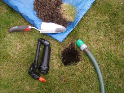 Image showing  150 sq. ft. Quick-Snap Buried Side Spray