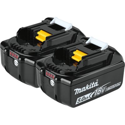 18V LXT Lithium-Ion 5.0Ah Battery, 2-Pack - Makita BL1850B-2