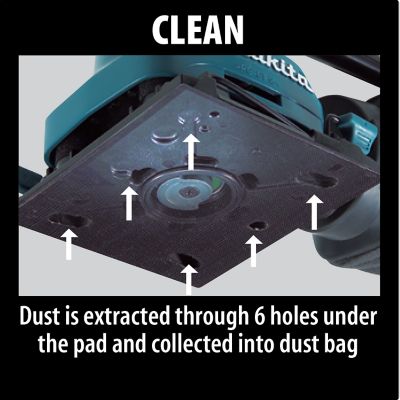 Image showing  1/4 Sheet Finishing Sander with Tool Case