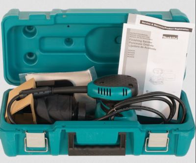 Image showing 8 th Makita 1/4 Sheet Finishing Sander with Tool Case
