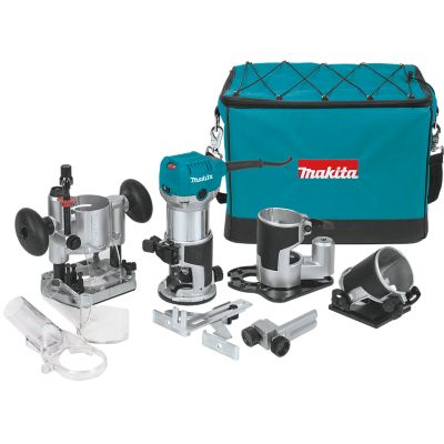 Makita 1-1/4 HP Compact Router Kit, RT0701CX3