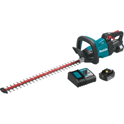 Makita 24 in. 18V LXT Lithium-Ion Brushless Cordless Hedge Trimmer Kit, 5.0 Ah