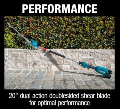 Image showing  20 in. 18V LXT Lithium-Ion Brushless Cordless Articulating Pole Hedge Trimmer, Tool Only