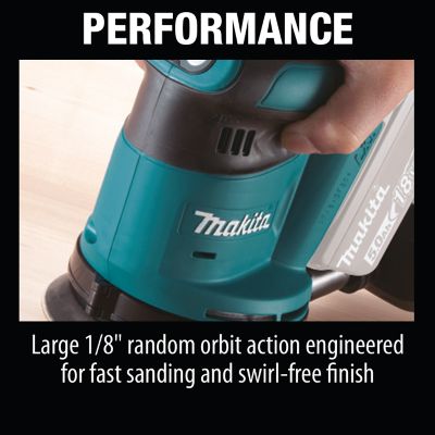 Image showing  5 in. 18V LXT Lithium-Ion Cordless Random Orbit Sander, Tool Only