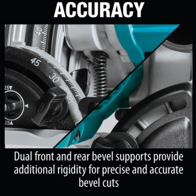 Image showing 7 th Makita 36V 6.5 in. LXT Lithium-Ion Brushless Cordless Plunge Circular Saw Kit