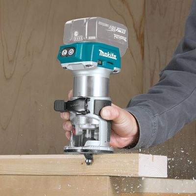 Image showing  18V 1/4 in. Collet LXT Lithium-Ion Brushless Cordless Compact Router, Tool Only