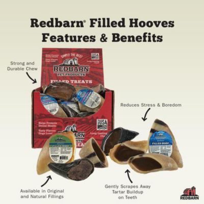 Image showing  Beef Filled Hooves Dog Chew Treat