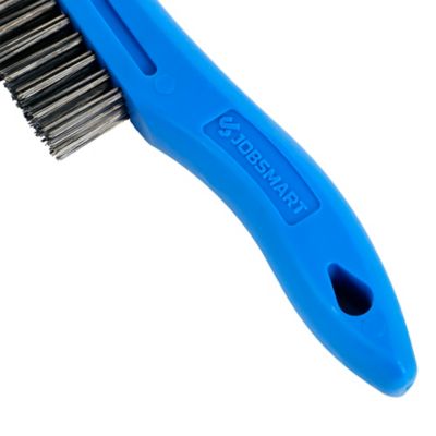 Image showing  9 in. Carbon Steel Wire Brush with Shoe Handle