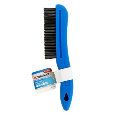 Image showing  9 in. Carbon Steel Wire Brush with Shoe Handle