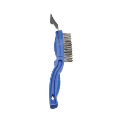 JobSmart 11 in. Stainless Steel Wire Brush with Scraper