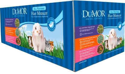 DuMOR All-Natural Small Pet Hay Medley, 9 lb. Box