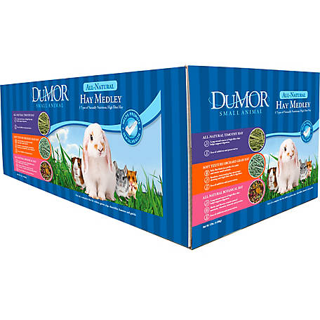 DuMOR All-Natural Small Pet Hay Medley, 9 lb. Box