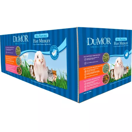 DuMOR All Natural Hay Blend for Small Pets 9 lb Box Small Pet Hay