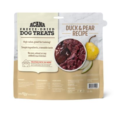 Image showing  Freeze-Dried Duck and Pear Recipe Dog Treats, 3.25 oz.