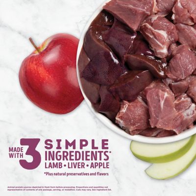 Image showing  Freeze-Dried Lamb and Apple Recipe Dog Treats, 3.25 oz.