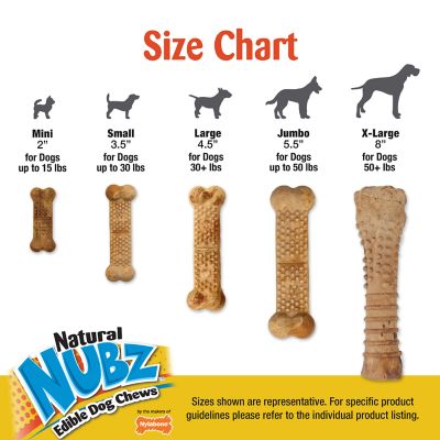 Image showing  Peanut Butter Flavor Dog Chew Treats, 1.7 lb., 15 ct.