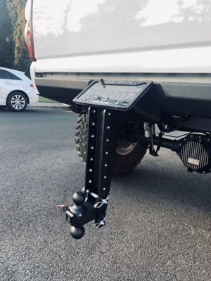 Image showing  2 in. Shank Heavy-Duty Hitch, 14 in. Drop, 22,000 lb. Capacity