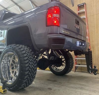 Image showing  2.5 in. Shank Heavy-Duty Hitch, 14 in. Drop, 22,000 lb. Capacity