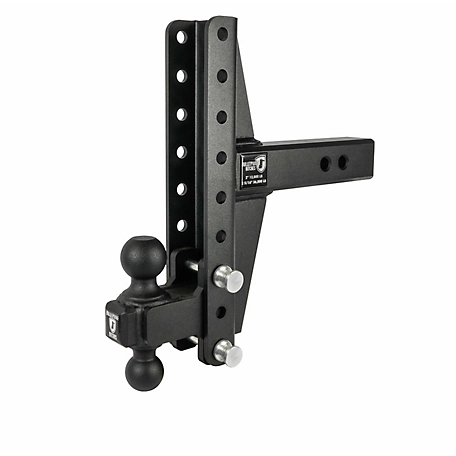 BulletProof Hitches 2.5 in. Shank 36K lb. Capacity Extreme-Duty Hitch, 4 in. and 6 in. Offset Drop/Rise