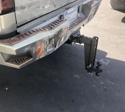 Image showing  3 in. Shank Heavy-Duty Hitch, 12 in. Drop, 22,000 lb. Capacity