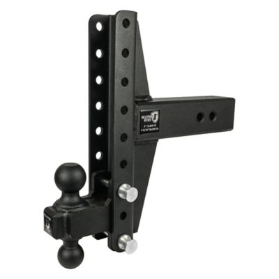 BulletProof Hitches 3 in. Shank 36K lb. Capacity Extreme-Duty Hitch, 4 in. and 6 in. Offset Drop/Rise