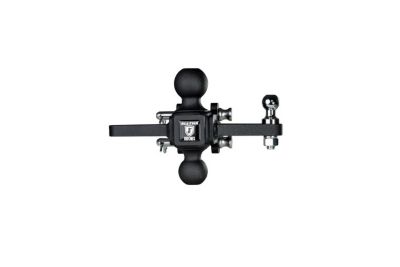 BulletProof Hitches Medium-Duty Sway Control Ball Mount with 2 in. and 2-5/16 in. Ball, 10,000/14,000 lb. Capacity