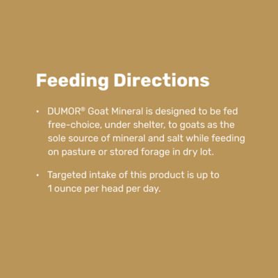 Image showing 5 th DuMOR Goat Mineral Feed Supplement