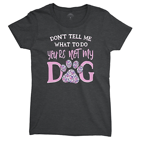 Lost Creek Women's Short-Sleeve Don't Tell Me Screen-Printed Pre-Shrunk  Jersey Knit T-Shirt at Tractor Supply Co.