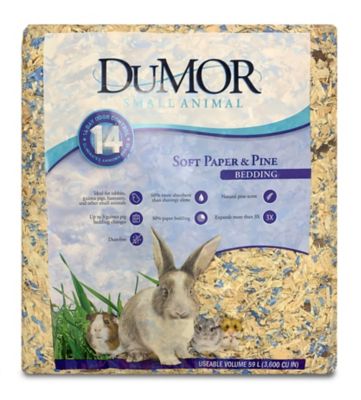DuMOR Soft Paper and Pine Small Animal Bedding, 5 lb.