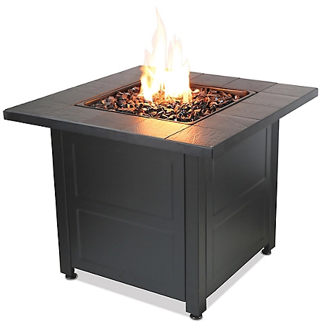 Endless Summer LP Gas Outdoor Fire Table with Stamped Tile Design