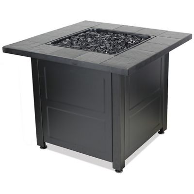 Image showing  30 in. Propane Gas Outdoor Fire Table with Stamped Tile Design
