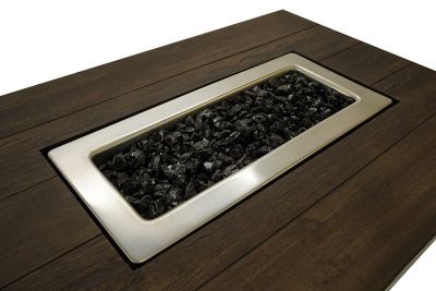 Image showing  40 in. x 28 in. The Marc Rectangular Propane Gas Outdoor Fire Pit