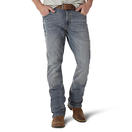 Hank' Men's Retro Wrangler Slim Bootcut Jeans (New Light Wash)