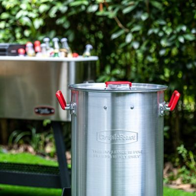 Image showing 8 th Creole Feast 30 qt. Propane Turkey Fryer and 10 qt. Fish Fryer Boiler Steamer Kit, 50,000 BTU