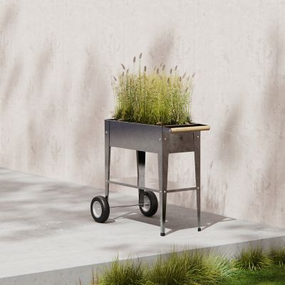 Image showing  Garden Trolley, Silver