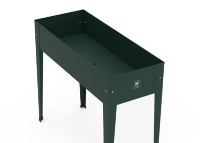Image showing  72 qt. Galvanized Steel Raised Planter, Green