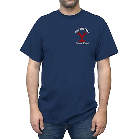 Yellowstone Men's Short-Sleeve Cotton Bucking Horse T-Shirt