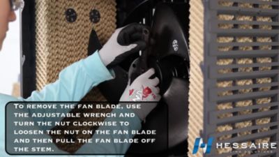 Image showing  10 x 28.5in. Replacement Media Pad for 5,300 CFM Evaporative Coolers