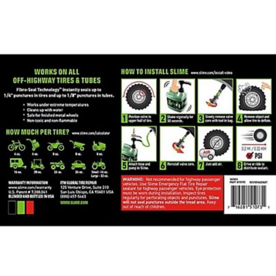 Image showing 9 th Slime 2-in-1 Tire and Tube Sealant, 1 gal.
