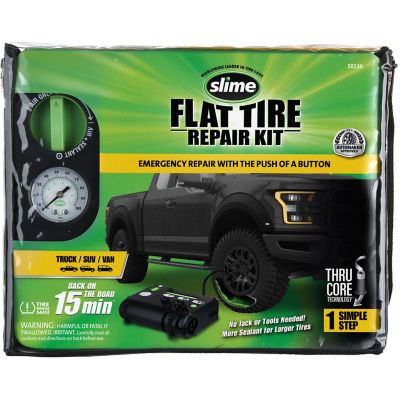 Slime Flat Tire Repair Kit for Trucks/SUVs/Vans