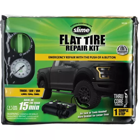 Slime Flat Tire Repair Kit for Trucks/SUVs/Vans Tire Sealants & Patches